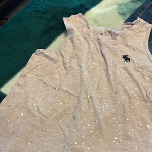 Abercrombie & Fitch White Sleeveless Kids Top